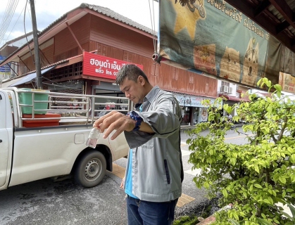 ไฟล์แนบ กปภ.สาขาขลุง ออกสำรวจหาท่อรั่วในพื้นที่ตามแผน MM05 สถานีผลิตน้ำพลิ้ว จ่ายพื้นที่บางสระเก้า บริเวณหน้าสถานีอนามัย ต.พลิ้ว อ.แหลมสิงห์ จ.จันทบุรี