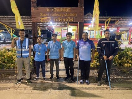 ไฟล์แนบ การประปาส่วนภูมิภาคสาขาหลังสวน ลงพื้นที่ทำ Step Test พร้อมเดินสำรวจหาท่อแตกรั่ว 