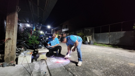 ไฟล์แนบ การประปาส่วนภูมิภาคสาขาหลังสวน ลงพื้นที่ทำ Step Test พร้อมเดินสำรวจหาท่อแตกรั่ว 