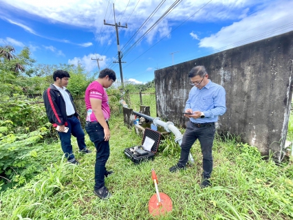 ไฟล์แนบ กปภ.สาขาขลุง ร่วมกับ จนท.กองระบบจำหน่าย กปภ.ข.1 ออกสำรวจหาท่อรั่วในพื้นที่ตามแผนลดน้ำสูญเสีย พร้อมร่วมทำ Step Test MM08 สถานีผลิตน้ำพลิ้ว จ่ายพื้นที่ ต.หนองชิ่ม เกาะเปริด เขาตาหน่วย และบางชัน บริเวณท่อจ่ายน้ำเกาะเปริด-เขาตาหน่วย อ.แหลมสิงห์ จ.จันทบุรี