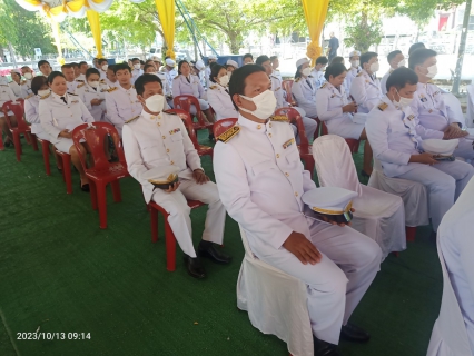 ไฟล์แนบ กปภ.สาขาประจวบคีรีขันธ์ ร่วมพิธีทำบุญตักบาตรถวายพระราชกุศล และพิธีวางพวงมาลา เนื่องในวันนวมินทรมหาราช 13 ตุลาคม 2566
