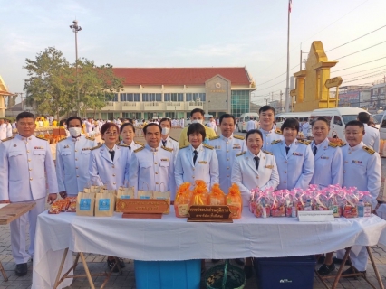 ไฟล์แนบ การประปาส่วนภูมิภาคสาขาปทุมธานี ร่วมพิธีทำบุญตักบาตรถวายพระราชกุศล และร่วมพิธีวางพวงมาลาเพื่อน้อมรำลึก เนื่องในวันนวมินทรมหาราช 13 ตุลาคม 2566