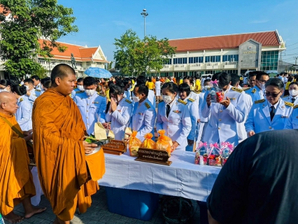 ไฟล์แนบ กปภ.สาขารังสิต(พ) ร่วมพิธีทำบุญตักบาตรถวายพระราชกุศล และวางพวงมาลาเนื่องในวันนวมินทรมหาราช 13 ตุลาคม 2566 เพื่อน้อมรำลึกถึงพระมหากรุณาธิคุณในพระบาทสมเด็จพระบรมชนกาธิเบศร มหาภูมิพลอดุลยเดชมหาราช บรมนาถบพิตร