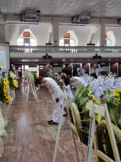 ไฟล์แนบ กปภ.สาขากาญจนบุรี ร่วมพิธีสวดพระพุทธมนต์และทำบุญตักบาตรถวายพระราชกุศล เนื่องในวันนวมินทรมหาราช