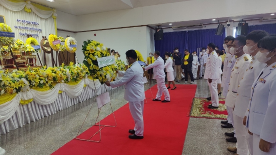 ไฟล์แนบ การประปาส่วนภูมิภาคสาขาคลองหลวง ร่วมพิธีทำบุญตักบาตรถวายพระราชกุศล และพิธีวางพวงมาลา เนื่องในวันนวมินทรมหาราช  13 ตุลาคม 2566