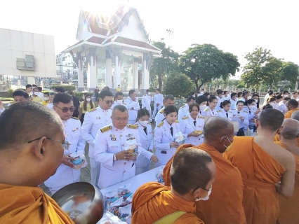 ไฟล์แนบ กปภ สาขาสมุทรสาคร ร่วมพิธีสวดพระพุทธมนต์และทำบุญตักบาตรถวายพระราชกุศล เนื่องในวันนวมินทรมหาราช 