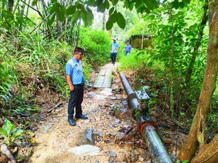ไฟล์แนบ การประปาส่วนภูมิภาคสาขาตะกั่วป่า ลงพื้นที่สำรวจแหล่งน้ำดิบ (น้ำตกบางอี)