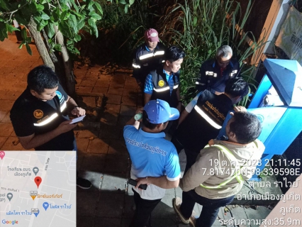 ไฟล์แนบ กปภ.สาขาภูเก็ต ร่วมกับบริษัท เอเชีย อินฟราสตรักเชอร์ แมเนจเม้นท์ (ประเทศไทย) จำกัด ลงพื้นที่ทำ Step test ค้นหาท่อแตกท่อรั่วบริเวณพื้นที่ DMA-03