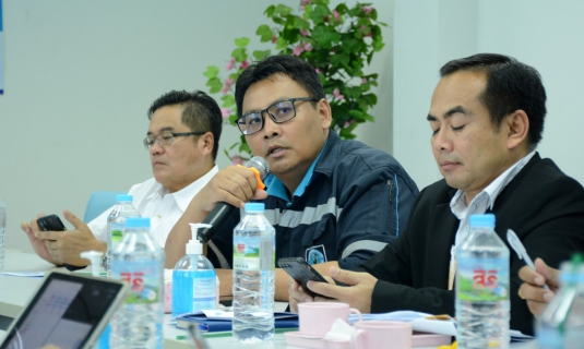 ไฟล์แนบ การประปาส่วนภูมิภาคเขต 2 ร่วมกับ การประปาส่วนภูมิภาค ทั้ง 4 สาขา จังหวัดปทุมธานี ประชุมหารือหาแนวทางด้านการบริหารจัดการด้านงบประมาณของ กปภ.สาขา จังหวัดปทุมธานี  การซื้อน้ำประปาจาก กปน. เพื่อเสริมแรงดันในพื้นที่  