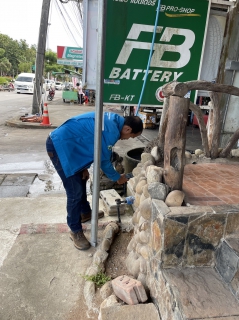 ไฟล์แนบ กปภ.สาขาบ้านตาขุน ลงพื้นที่สุ่มมาตรวัดน้ำของลูกค้า ตรวจสอบมาตรและรายงานมาตร 0 หน่วย