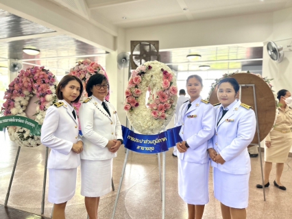 ไฟล์แนบ กปภ.สาขาขลุง เข้าร่วมพิธีวางพวงมาลาเพื่อน้อมรำลึกเนื่องในวันคล้ายวันสวรรคตพระบาทสมเด็จพระจุลจอมเกล้าเจ้าอยู่หัว "วันปิยมหาราช 23 ตุลาคม 2566"