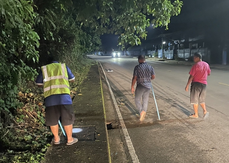 ไฟล์แนบ กปภ.สาขาระนอง ลงพื้นที่ค้นหาท่อแตกรั่วลดน้ำสูญเสีย ตามแผนประจำเดือน พฤศจิกายน 2566