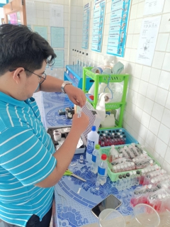 ไฟล์แนบ การประปาส่วนภูมิภาคสาขาบ้านไผ่ ได้ลงพื้นที่ตรวจสอบคุณภาพน้ำสร้างความมั่นใจให้ผู้บริโภค