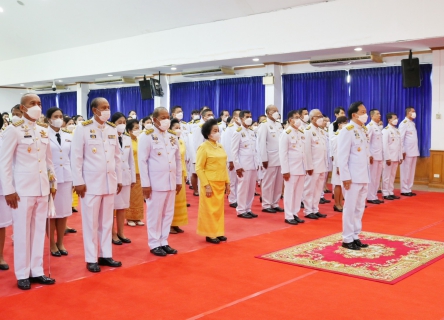 ไฟล์แนบ กปภ.สาขาปทุมธานี เข้าร่วมพิธีวางพานพุ่มดอกไม้สดถวายราชสักการะ  เนื่องในวันพระบิดาแห่งฝนหลวง ประจำปี 2566