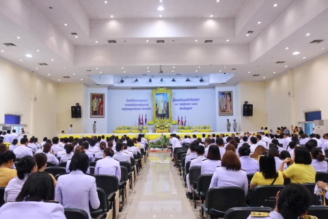 ไฟล์แนบ กปภ.สาขาชุมพร เข้าร่วมพิธีวางพานพุ่มดอกไม้สดถวายราชสักการะ  เนื่องในวันพระบิดาแห่งฝนหลวง ประจำปี 2566