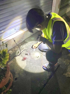 ไฟล์แนบ กปภ.สาขาขลุง เดินหน้าลดน้ำสูญเสีย ออกสำรวจหาท่อรั่วในพื้นที่ตามแผน ค้นหาท่อแตก/รั่ว MM01 สถานีผลิตน้ำสาขาขลุง จ่ายพื้นที่เทศบาลขลุง บริเวณถนนเทศบาลสาย1,2,5,7 อ.ขลุง จ.จันทบุรี