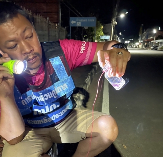 ไฟล์แนบ กปภ.สาขาขลุง เดินหน้าลดน้ำสูญเสีย ออกสำรวจหาท่อรั่วในพื้นที่ตามแผน ค้นหาท่อแตก/รั่ว MM01 สถานีผลิตน้ำสาขาขลุง จ่ายพื้นที่เทศบาลขลุง บริเวณถนนเทศบาลสาย1,2,5,7 อ.ขลุง จ.จันทบุรี