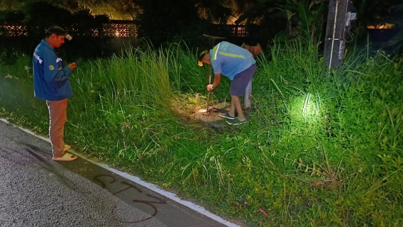 ไฟล์แนบ กปภ.สาขาตะกั่วป่า ดำเนินงานตามแผนบริหารจัดการน้ำสูญเสียเชิงรุก ทำ Step Test ลงพื้นที่เดินเท้าหาท่อแตกรั่ว เพื่อลดการเกิดน้ำสูญเสีย