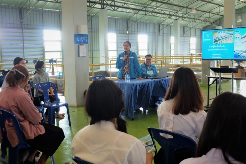 ไฟล์แนบ กปภ.สาขาสุราษฎร์ธานี (ชั้นพิเศษ) ต้อนรับนักศึกษาจากมหาวิทยาลัยวลัยลักษณ์ ในการศึกษาดูงานระบบผลิต ณ สถานีผลิตน้ำบ้านนาทราย