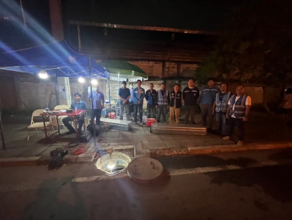 ไฟล์แนบ กปภ.สาขาอ้อมน้อย ร่วมกับบริษัท ทีทีดับบลิวฯ ทำการทดสอบการรั่วไหลของระบบจ่ายน้ำประปาให้แก่ผู้บริโภค (LDN) ครั้งที่ 2/2566