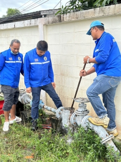 ไฟล์แนบ การประปาส่วนภูมิภาคสาขาสงขลา ออกปฏิบัติการตรวจสอบสภาพมาตรวัดน้ำและทำการถอดล้างทำความสะอาด T-Strainer (อุปกรณ์ดักกรวดทราย) หน้ามาตรวัดน้ำ ลูกค้ารายใหญ่  