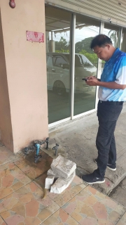 ไฟล์แนบ กปภ.สาขาอ้อมน้อย ลงพื้นที่ติดตามหนี้ค้างชำระค่าน้ำประปา