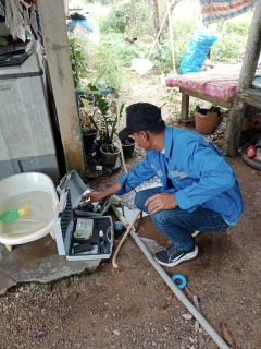 ไฟล์แนบ การประปาส่วนภูมิภาคสาขาอ่าวลึก ออกพื้นที่ตรวจสอบคุณภาพน้ำประปา ตรวจวัดค่าคลอรีน ค่าความขุ่นในน้ำประปา 