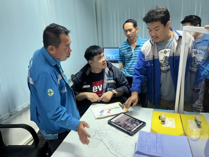 ไฟล์แนบ กปภ.สาขาเกาะคา ดำเนินการสำรวจหาน้ำสูญเสีย 