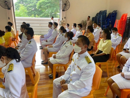 ไฟล์แนบ กปภ.สาขาปราณบุรี เข้าร่วมพิธีถวายเครื่องราชสักการะพร้อมวางพานพุ่ม เนื่องในกิจกรรมวันคล้ายวันพระบรมราชสมภพ พระบาทสมเด็จพระบรมชนกาธิเบศรมหาภูมิพลอดุลยเดชมหาราช บรมนาถบพิตร วันชาติ และวันพ่อแห่งชาติ 5 ธันวาคม 2566