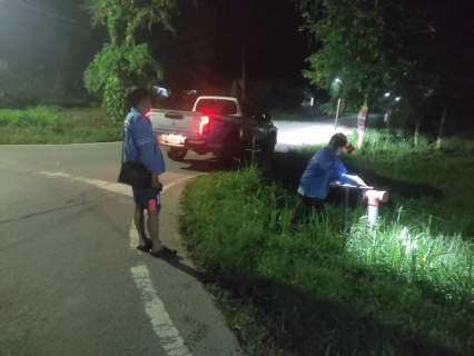 ไฟล์แนบ กปภ.สาขาคลองท่อม ลงพื้นที่วัดอัตราการไหลของน้ำ เพื่อสำรวจหาท่อแตกรั่ว 