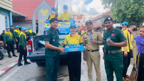 ไฟล์แนบ การประปาส่วนภูมิภาค(กปภ.) สาขาอรัญประเทศ เข้าร่วมกิจกรรมจิตอาสาพัฒนาเนื่องในวันคล้ายวันพระบรมราชสมภพพระบาทสมเด็จพระบรมชนกาธิเบศร มหาภูมิพลอดุลยเดชมหาราช บรมนาถบพิตร ณ จุดผ่านแดนถาวรบ้านคลองลึก ต. อรัญประเทศ อ.อรัญประเทศ จ.สระแก้ว