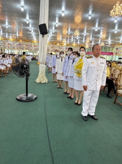 ไฟล์แนบ  กปภ.สาขาสามพราน เข้าร่วมพิธีเจริญพุทธมนต์ถวายพระราชกุศล และพิธีถวายเครื่องราชสักการะพร้อมวางพานพุ่ม เนื่องในกิจกรรมวันคล้ายวันพระบรมราชสมภพ พระบาทสมเด็จพระบรมชนกาธิเบศรมหาภูมิพลอดุลยเดชมหาราช บรมนาถบพิตร วันชาติ และวันพ่อแห่งชาติ 5 ธันวาคม 2566
