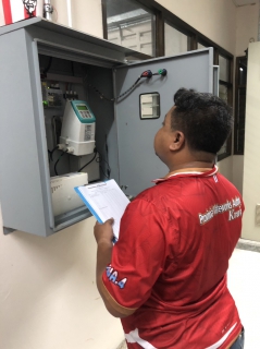 ไฟล์แนบ กปภ.สาขากระบี่ ดำเนินงานตามแผนบริหารจัดการน้ำสูญเสียเชิงรุก เดินหน้าลงพื้นที่ื้ทำ Step Test MM-11/ DMA 01 สถานีจ่ายน้ำคลองขนาน ตำบลเหนือคลอง อำเภอเหนือคลอง จังหวัดกระบี่ เดินเท้าหาท่อแตกรั่ว พร้อมซ่อมปิดจุด เพื่อลดการเกิดน้ำสูญเสีย