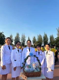 ไฟล์แนบ กปภ.สาขากำแพงเพชร ร่วมพิธีเจริญพุทธมนต์และทำบุญตักบาตรถวายพระราชกุศล เนื่องในวันคล้ายวันพระบรมราชสมภพ พระบาทสมเด็จพระบรมชนกาธิเบศร มหาภูมิพลอดุลยเดชมหาราช บรมนาถบพิตร วันชาติ และวันพ่อแห่งชาติ 5 ธันวาคม 2566 