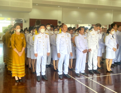 ไฟล์แนบ กปภ.สาขาขลุง เข้าร่วมพิธีทำบุญถวายพระราชกุศล และพิธีถวายเครื่องราชสักการะพร้อมวางพานพุ่ม เนื่องในกิจกรรมวันคล้ายวันพระบรมราชสมภพ พระบาทสมเด็จพระบรมชนกาธิเบศรมหาภูมิพลอดุลยเดชมหาราช บรมนาถบพิตร วันชาติ และวันพ่อแห่งชาติ 5 ธันวาคม 2566