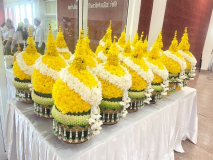 ไฟล์แนบ กปภ.สาขาขลุง เข้าร่วมพิธีทำบุญถวายพระราชกุศล และพิธีถวายเครื่องราชสักการะพร้อมวางพานพุ่ม เนื่องในกิจกรรมวันคล้ายวันพระบรมราชสมภพ พระบาทสมเด็จพระบรมชนกาธิเบศรมหาภูมิพลอดุลยเดชมหาราช บรมนาถบพิตร วันชาติ และวันพ่อแห่งชาติ 5 ธันวาคม 2566