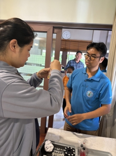 ไฟล์แนบ กปภ.สาขาขอนแก่น (พ) ดำเนินการตรวจสอบระบบเเละคุณภาพน้ำประปาเพื่อเตรียมความพร้อม รับเสด็จฯ ณ เรือนประทับเเรม สำนักงานชลประทานที่ 6 