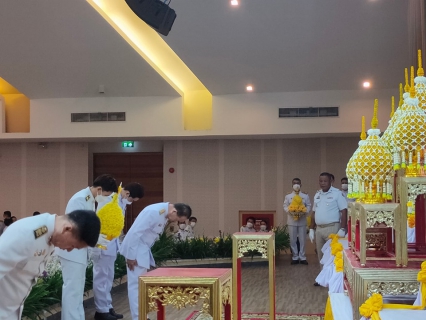 ไฟล์แนบ กปภ.สาขาพระนครศรีอยุธยา(พ) ร่วมกิจกรรมเนื่องในวันคล้ายพระบรมราชสมภพพระบาทสมเด็จพระบรมชนกาธิเบศร มหาภูมิพลอดุลยเดชมหาราช บรมนาถบพิตร วันชาติ และวันพ่อแห่งชาติ 5 ธันวาคม 2566 พร้อมสนับสนุนน้ำดื่มบรรจุขวดตราสัญลักษณ์ กปภ. จำนวน 500 ขวด ให้บริการแก่ผู้ร่วมงาน