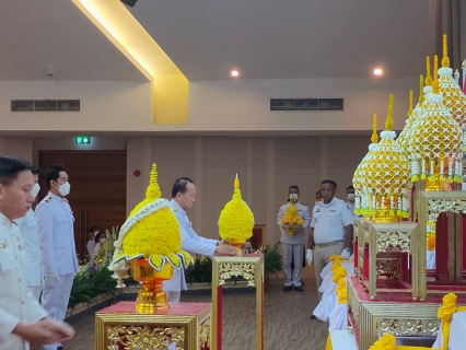 ไฟล์แนบ กปภ.สาขาพระนครศรีอยุธยา(พ) ร่วมกิจกรรมเนื่องในวันคล้ายพระบรมราชสมภพพระบาทสมเด็จพระบรมชนกาธิเบศร มหาภูมิพลอดุลยเดชมหาราช บรมนาถบพิตร วันชาติ และวันพ่อแห่งชาติ 5 ธันวาคม 2566 พร้อมสนับสนุนน้ำดื่มบรรจุขวดตราสัญลักษณ์ กปภ. จำนวน 500 ขวด ให้บริการแก่ผู้ร่วมงาน