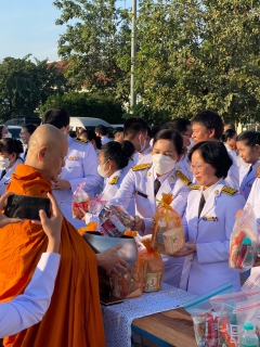 ไฟล์แนบ กปภ.สาขารังสิต(พ) เข้าร่วมพิธีเจริญพระพุทธมนต์และทำบุญตักบาตรถวายพระราชกุศล เนื่องในวันคล้ายวันพระบรมราชสมภพ พระบาทสมเด็จพระบรมชนกาธิเบศร มหาภูมิพลอดุลยเดชมหาราช บรมนาถบพิตร วันชาติ และวันพ่อแห่งชาติ 5 ธันวาคม 2566