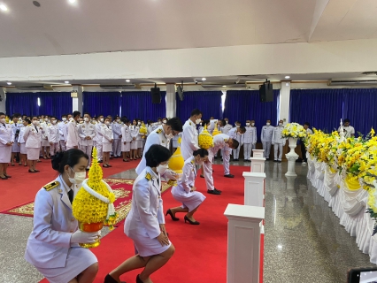 ไฟล์แนบ กปภ.สาขารังสิต(พ) เข้าร่วมพิธีเจริญพระพุทธมนต์และทำบุญตักบาตรถวายพระราชกุศล เนื่องในวันคล้ายวันพระบรมราชสมภพ พระบาทสมเด็จพระบรมชนกาธิเบศร มหาภูมิพลอดุลยเดชมหาราช บรมนาถบพิตร วันชาติ และวันพ่อแห่งชาติ 5 ธันวาคม 2566