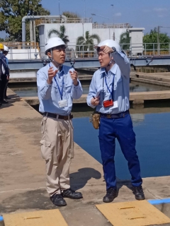 ไฟล์แนบ การประปาส่วนภูมิภาคสาขาขอนแก่น (พ)ร่วมกับ กปภ.ข.6 เเละ กองฝึกอบรมภูมิภาค 2 ให้การต้อนรับผู้เชี่ยวชาญจาก Saitama Prefectural  Public Enterprise Bureau (SPEB) ประเทศญี่ปุ่นในโอกาสมาเยี่ยมชม สถานีผลิตน้ำบ้านโกทา กปภ.สาขาสาขาขอนแก่น (พ) 