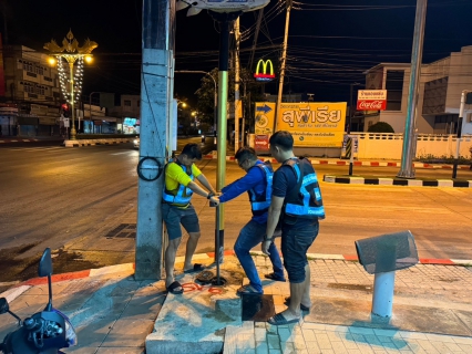 ไฟล์แนบ กปภ.สาขากาญจนบุรี ลงพื้นที่ ทำ Step Test ค้นหาท่อแตกรั่ว ลดปัญหาการเกิดน้ำสูญเสีย 