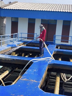 ไฟล์แนบ กปภ.สาขาอู่ทอง ล้างถังตกตะกอนประจำเดือน ธันวาคม 2566 ณ สถานีผลิตน้ำสระยายโสม