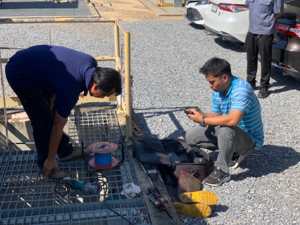 ไฟล์แนบ กปภ.สาขาอ้อมน้อย ร่วมกับบริษัท ทีทีดับบลิวฯ ตรวจสอบความเที่ยงตรงของมาตรวัดน้ำหลัก A และ B ของสถานีจ่ายน้ำพุทธมณฑล (SS2)