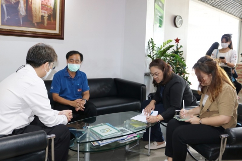 ไฟล์แนบ กปภ.สาขาปทุมธานี ให้การต้อนรับคณะผู้บริหารและเจ้าหน้าที่ สบน. กระทรวงการคลัง ในการลงพื้นที่ประเมินผลโครงการ ประจำปีงบประมาณ 2567 
