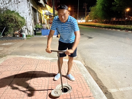ไฟล์แนบ กปภ.สาขาขลุง เดินหน้าลดน้ำสูญเสีย ออกสำรวจหาท่อรั่วในพื้นที่ตามแผน (ทำ STEP TEST / หาท่อแตกรั่ว) พื้นที่จ่ายน้ำ DMA01-2 บริเวณตลาดขลุง อ.ขลุง จ.จันทบุรี