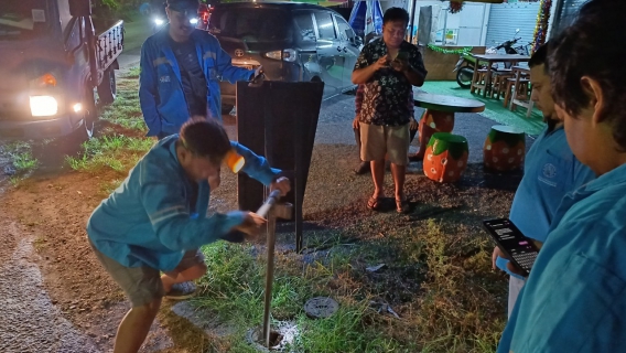 ไฟล์แนบ กปภ.สาขาตะกั่วป่า ดำเนินงานตามแผนบริหารจัดการน้ำสูญเสียเชิงรุก ทำ Step Test ลงพื้นที่เดินเท้าหาท่อแตกรั่ว เพื่อลดการเกิดน้ำสูญเสีย