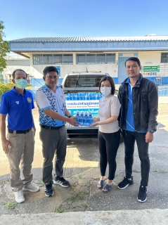 ไฟล์แนบ กปภ.สาขาพนมทวน ร่วมสนับสนุนน้ำดื่มบรรจุขวด ให้กับที่ว่าการอำเภอพนมทวน