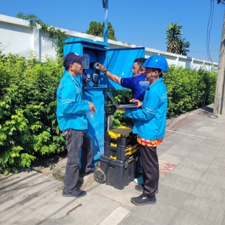 ไฟล์แนบ กปภ.สาขาอ้อมน้อย ลงพื้นที่ตรวจสอบตู้ DMA ปรับลดแรงดันน้ำ ช่วงเทศกาลปีใหม่  